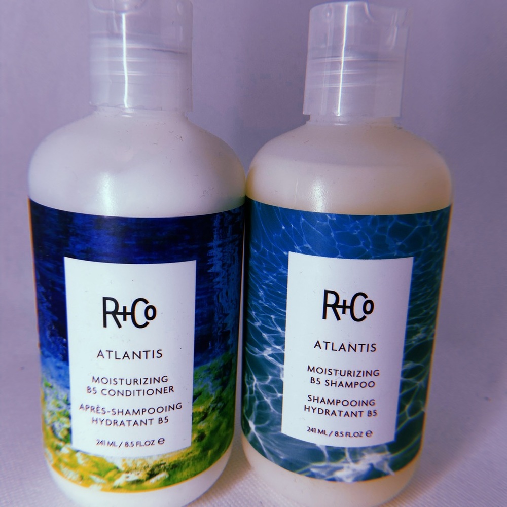 R + CO ATLANTIS B5 SHAMPOO + CONDITIONER SET NEW